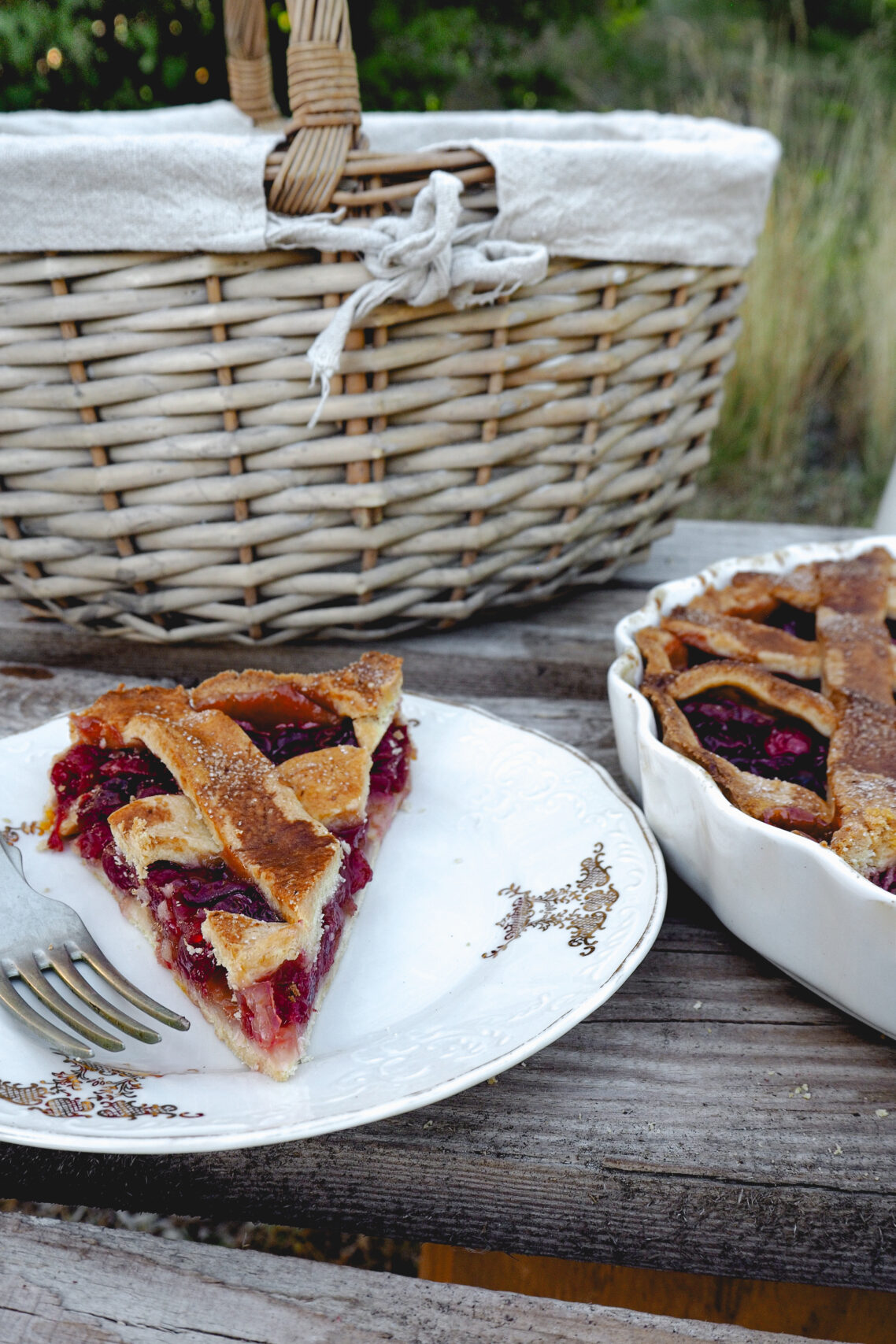 třešňový koláč